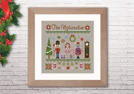 Clara cross stitch pattern is from my series are inspired by the nutcracker and the mouse king story and the nutcracker ballet. The Nutcracker Digital Cross Stitch Pattern