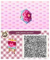 A Very Pretty Pink Flower Design So That You Can Use It As An Umbrella Remember I Did Not Make This Design Animal Crossing Leaf Animals Animal Crossing 3ds