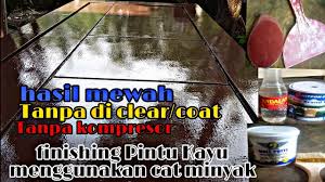 Finishing menggunakan cat duco kayu terbaik yang aman. Finishing Pintu Kayu Dan Jendela Mengunakan Cat Minyak Hasil Mewah Youtube