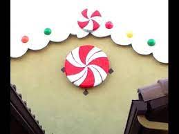 Laced with peppermint and cinnamon candies, these candy cane cookies are a festive addition to the holiday dessert table. Diy Giant Peppermint Candy Decoration Gingerbread Candyland Party Theme Christmas Decoration Youtube