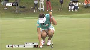 画像 イ ボミのむちむち下半身からチラチラするパンツに男性ファン大興奮 0002idolscope jpg 女子ゴルファー イボミ 女子ゴルフ