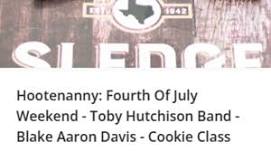 4th of July - Hootenanny at Sledge Distillery