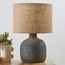 Black Sabi Terracotta Table Lamp In 2021 Table Lamp Lamp Bedside Table Lamps