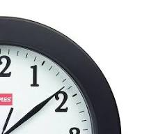 STAPLES Decorative Wall Clock for Home or Office, Plastic (10 in)