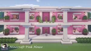 See more ideas about cute minecraft houses, minecraft plans, minecraft decorations. A Luxury Pink House In Minecraft Cute House Kawaii World Building Tutorial 1 Casa Rosa Youtube