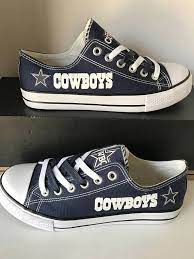 Dallas Cowboys Women S Canvas Tennis Shoes Please Read Dallas Cowboys Shoes Nfl Shoes Cowboy Shoes