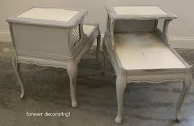 Forever Decorating Oh So French End Tables Painted End Tables Old End Tables Recycled Furniture