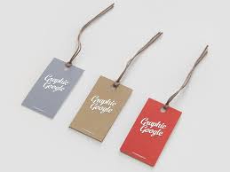 Label Hang Tag Mockup Hang Tags Custom Hang Tags Logo Mockups Psd