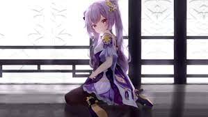 Keqing Genshin Impact Live Wallpaper Wallpaperwaifu