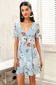 Brianna Floral Button Down Dress Floral Dresses Short Short Dresses Spring Dresses Casual