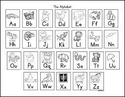 Alphabet Chart For Students Free Alphabet Charts Learning Abc Back To School Essentials