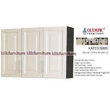 Kitchen set 2 pintu atas minimalis mutiara olympic rp. Kat 010880i Olympic Mutiara Kitchen Set Atas 3 Pintu Shopee Indonesia