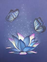 Something Magical Butterflies Lotus Magical Drawing Art Lotus Flower Drawing Butterfly Drawing Lotus Flower Art
