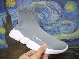 The item comes with a balenciaga dustbag. Size 8us Balenciaga Speed Trainer Knit Sock Stretch Gray Ds Ltd Balenciaga Speed Trainer Knitting Socks Balenciaga