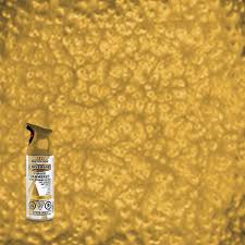 Rust Oleum Universal Hammered Spray Paint And Primer In One In Gold 340 G Aerosol The Home Depot Canada