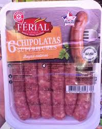 6 Chipolatas Superieures Ferial Calories Et Informations Nutritionnelles