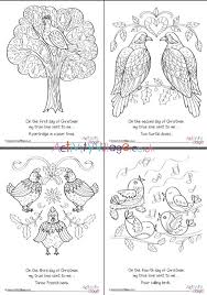 You are free to use the artwork for personal or educational use as long as the art is not altered or the copyright removed. All Twelve Days Of Christmas Colouring Pages Pack