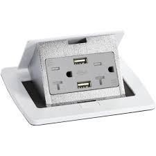 Usb outlet plug extender, tessan power outlet expander with usb wall charger and night light adapter for travel cruise essentials, mini phone charger with multiple outlet splitter. Lew Electric Pufp Ct Wt 20a 2usb Kitchen Pop Up 20a Charging Usb White Kitchen Power Pop Ups