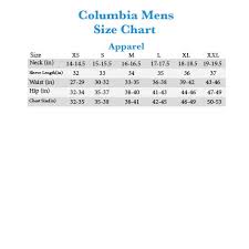 columbia sizing guide university of dayton bookstore