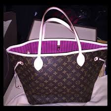 My New Lv Neverfull With Pivoine Interior Louis Vuitton Bag Neverfull Louis Vuitton Bag Bags
