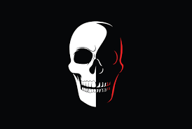 We've gathered more than 5 million images uploaded by our users and sorted them by the most popular ones. Smiling White Skull On Black Background Grafik Von Alexanderbautista137 Creative Fabrica