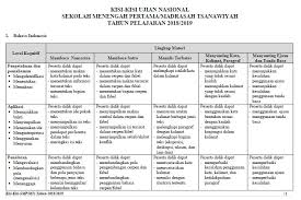 Kisi Kisi Ujian Nasional Berbasis Komputer Smp Tahun 2019 Didno76 Com