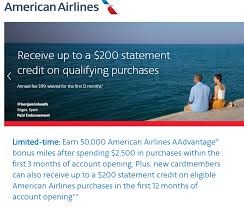 Citi® / aadvantage® platinum select® world elite™ mastercard®. 50k 200 Statement Credit Offer For American Airlines Card