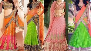 5 Gorgeous Ways To Wear Lehenga Saree Makeup Lehenga In Different Styles To Look Slim Tall Youtube