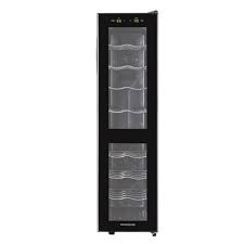 We Ve Switched To This Cooler As It Fits Better Frigidaire 18 Bottle Capacity Wine Cooler 10 Wide 20 Deep 38 Hi Wine Chiller Wine Fridge Wine Chillers