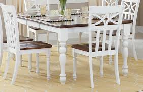 Homelegance Sanibel Dining Table White Dining Table Dining Table Dining Room Decor