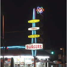 Atomic Signage Burger Joint Neon Signs Googie Vintage Neon Signs