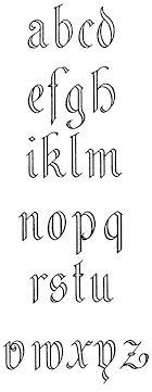 Fontget.com has the largest selection of gothic fonts. Gothic Alphabets Karen S Whimsy Gothic Alphabet Lettering Lettering Alphabet