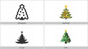 Used for various content concerning the christmas holiday and season as well as for wintertime more generally. Christmas Tree Utf 8 Icons