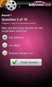 This conflict, known as the space race, saw the emergence of scientific discoveries and new technologies. Bollywood Quiz Questions With Answers