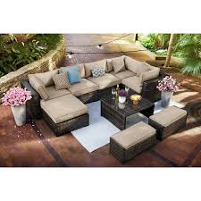 Your Spring Would Be 1000x Better With This Patio Set Outdoor Furniture Regatta 5 Pc Outdoor Sectional And Ottoman Value City Furniture City Furniture Outdoor Furniture Sets