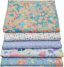 iNee Teal Blue Fat Quarters Quilting Fabric Bundles for Quilting Sewing  Crafting,18 x 22 inches,(Teal Blue) : Amazon.com.au: Home