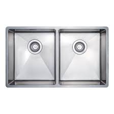 Get free shipping on qualified stainless steel undermount kitchen sinks or buy online pick up in store today in the kitchen department. Vellamo Designer Double Bowl Inset Undermount Stainless Steel Kitchen Sink Waste Kit 750 X 440mm Tap Warehouse
