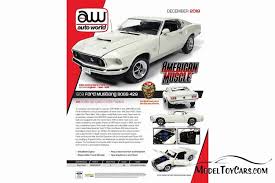 The biggest and baddest of the boss's, the boss 429, was also introduced in 1969. Autoworld Amm1196 1 18 1969 Ford Mustang Fastback Boss 429 White Diecast Toy Vehicles Komiolaf Toys Hobbies