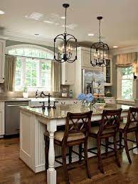 Shop french country chandeliers, french country wall lights, and all french country lighting at lightdirect. 25 Illuminating Lighting Ideas For A Beautiful Kitchen French Country Kitchens Country Kitchen Designs Country Kitchen Decor