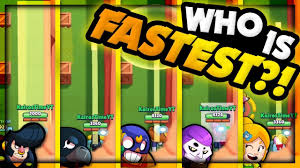 Brawl stars is an extremely entertaining game! Brawl Stars Olympics Which Brawler Races Fastest Speed Comparison Guide Youtube