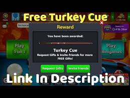 It is completely safe for your accounts and does not need any mod or other only the link available from the official company miniclip note: 8 Ball Pool Claim Free Turkey Cue Link In Description Youtube
