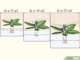 During the cold days, it can create a warm room by what size ceiling fan for living room. How To Size A Ceiling Fan 7 Steps With Pictures Wikihow