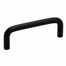 Appliances such as refrigerators, dishwashers, and ovens are often integrated into kitchen cabinetry. Gatehouse 3 In Matte Black Bar Cabinet Pull Lowes Com Black Bar Cabinet Cabinet Pull Drawer Handles