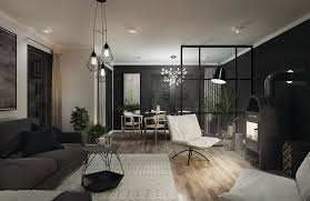You can make whole living room in black. Cozy Black Living Room On Behance