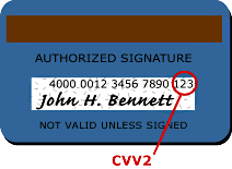 Some developers have a tendency to just assume. Cvv2 Cvc2 Help