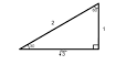 Triangle with degree angle