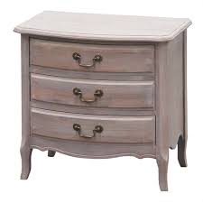 An ideal addition to the master bedroom for a contemporary look, you'll fall in love with our bedside table online range. Cherilyn Whitewash Wooden Bedside Table W 3 Drawers Buy Wooden Bedside Tables 180370