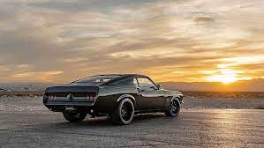 Hd Wallpaper Ford Ford Mustang Boss 429 Black Car Muscle Car Old Car Wallpaper Flare