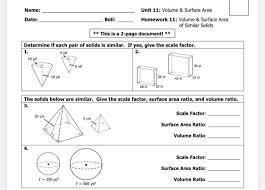 To find the surface area we must know the width, length, and height of the prism and then we can apply the formula which is. Solved Name Unit 11 Volume Surface Area Date Bell H Chegg Com