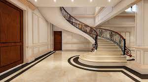 Stair Case Interior Design With Living Room 3d Model Stairs Design Stairs House Exterior